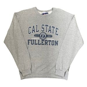 Vintage Cal State Fullerton college crewneck sweater pullover sweatshirt